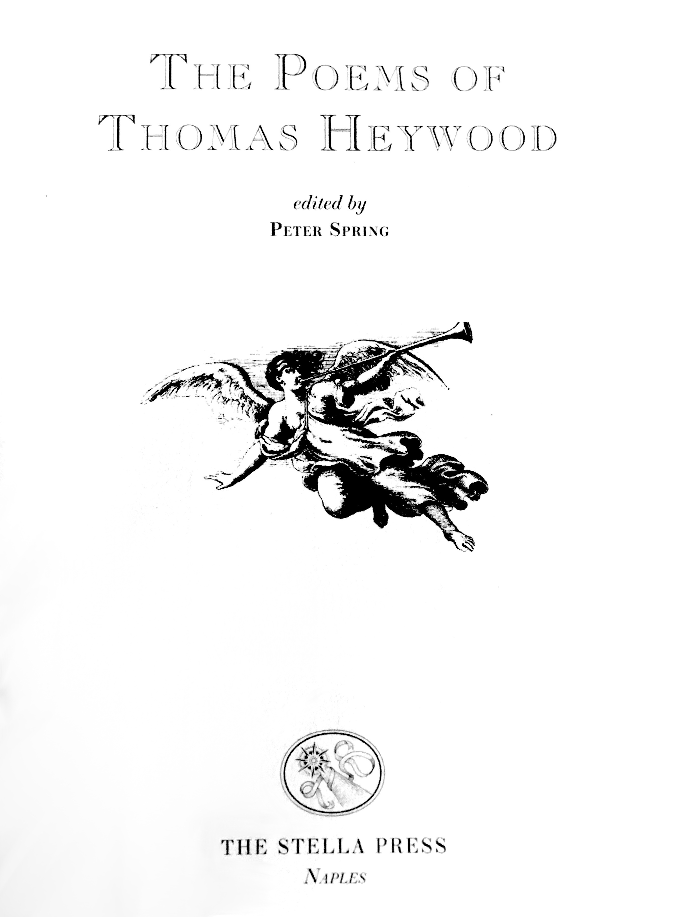 The Poems of Thomas Heywood